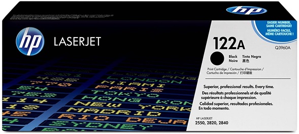 Toner para HP LaserJet 2550 / HP 122A | 2500 - HP 122A / Toner. El Kit Incluye: Q3960A Q3961A Q3962A Q3963A. HP122A