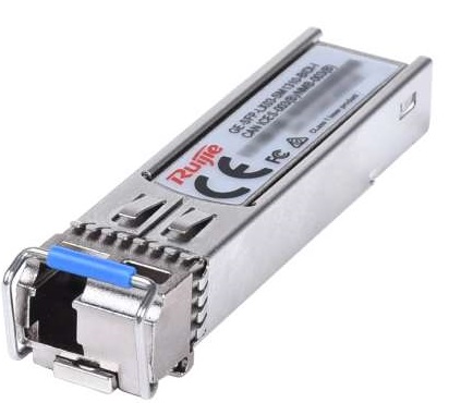Transceiver SFP  2.5G 3Km SMF / Ruijie 2.5G-SFP-LX03-SM1310-BIDI-I | 2508 - Ruijie 2.5G-SFP-LX03-SM1310-BIDI-I es un módulo transceptor óptico bidireccional diseñado para enlaces fibra monomodo hasta 3Km en redes empresariales, campus y centros de datos