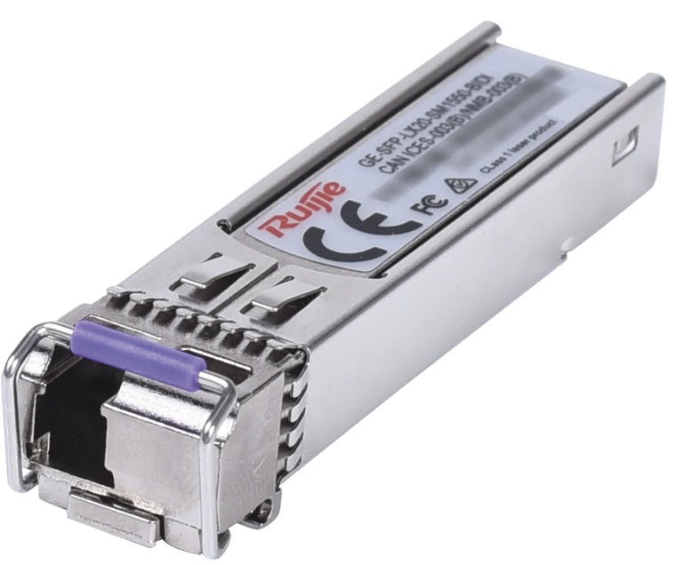 Transceiver SFP  1G 20Km SMF / Ruijié GE-SFP-LX20-SM1550-BIDI | 2508 - Ruijie GE-SFP-LX20-SM1550-BIDI es un módulo transceptor óptico tipo SFP diseñado para enlaces de hasta 20 Km sobre fibra monomodo, utilizando tecnología bidireccional (BiDi)