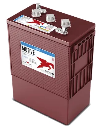 Batería de plomo-ácido inundada / Trojan L16G-AC | 2607 – Trojan MOTIVE L16G-AC es una batería de ciclo profundo de plomo-ácido inundada de 6V para aplicaciones de plataformas elevadoras, equipos de limpieza de pisos, vehículos recreativos y sistemas