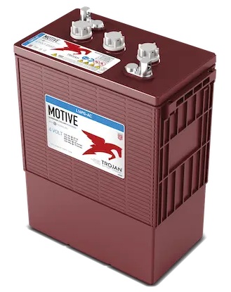 Batería de plomo-ácido inundada / Trojan L16PG-AC | 2607 – Trojan MOTIVE L16PG-AC es una batería ciclo profundo de plomo-ácido inundada de 6V para aplicaciones de plataformas elevadoras y equipos de limpieza de pisos. Tecnología: Plomo-ácido inundada