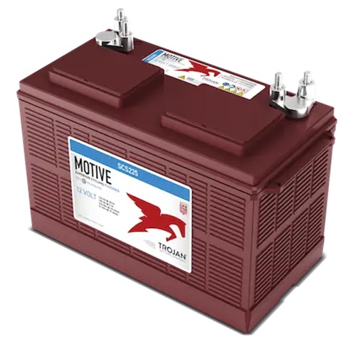 Batería Plomo-Acido Inundada / Trojan SCS225 | 2609 - Trojan SCS225 Batería de ciclo profundo inundada de plomo-ácido de 12 V, Configuración: 6 celdas, Capacidad a 20 horas: 130 Ah, Capacidad a 100 horas: 144 Ah, Energía a 100 horas: 1,73 kWh