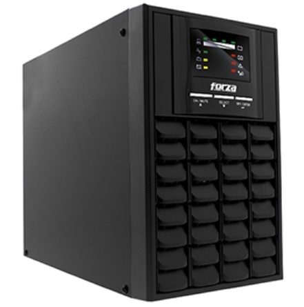 Forza FDC-RT1000VA / UPS  1KVA On-Line | 2503 - UPS Online Monofásica Tipo Torre, Capacidad 1000VA/700W/120V, Onda Sinusoidal pura, Topología: On-Line Doble conversión, Voltaje de entrada: 120V, Voltaje de salida: 120V, Conector de entrada: NEMA 5-15P