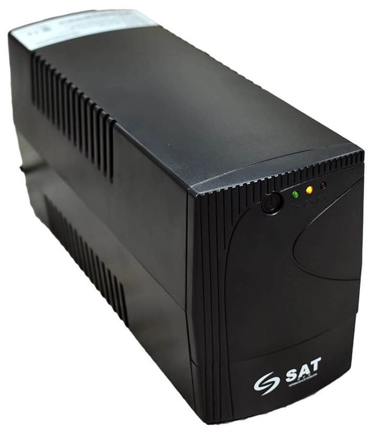 UPS SAT UR1000 / 1KVA Interactiva | 2304 - UPS 1000VA/480W/120V Interactiva, Tipo Torre, Factor de Potencia de 0.48, Autonomía (Plena Carga: 5 min / ½ Carga: 10 min), Conexión de entrada: NEMA 5-15P, Rango de voltaje de entrada: 80 – 150VAC