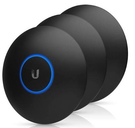 Ubiquiti NHD-COVER-BLACK-3 / Cubierta decorativa | 2404 - Mascara decorativa, diseño en negro para UAP-nanoHD, Paquete de 3 mascaras. NHDCOVERBLACK3