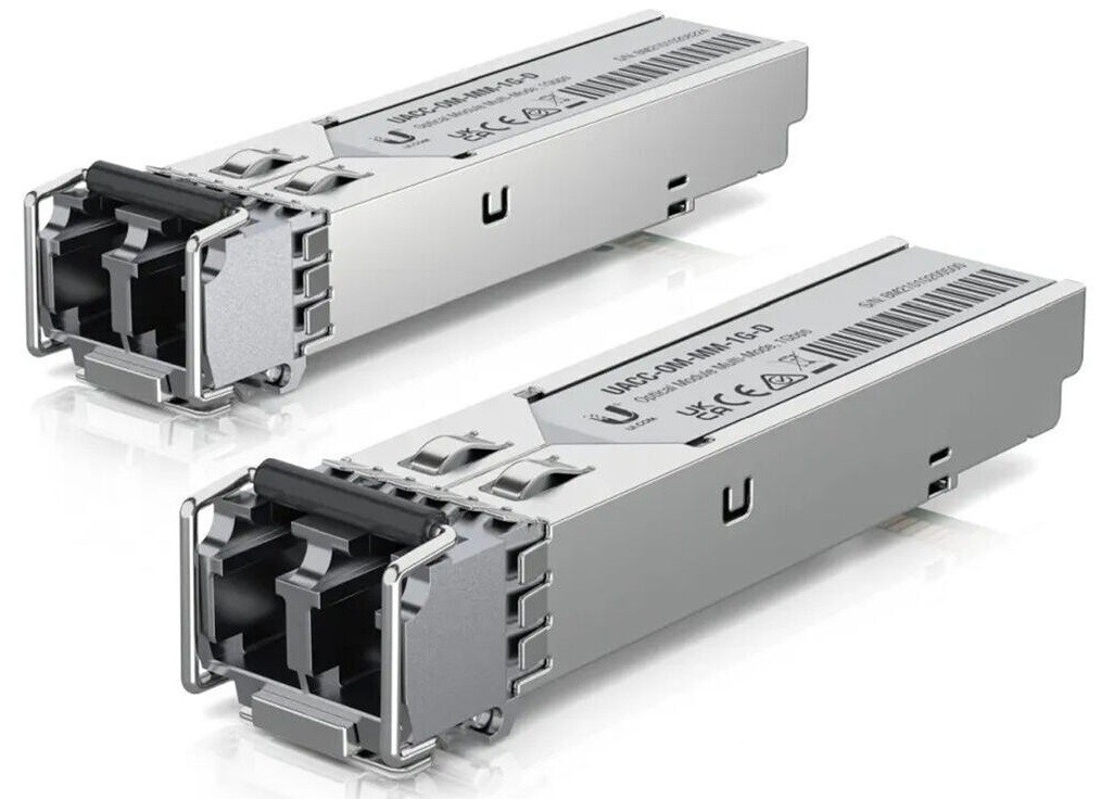 Ubiquiti UACC-OM-MM-1G-D-2 / Transceiver MMF 1GB | 2606 – Ubiquiti UACC-OM-MM-1G-D-2 es un módulo transceptor óptico diseñado para enlaces de corta distancia con alta demanda de estabilidad y baja atenuación, Compatible con switches y enrutadores