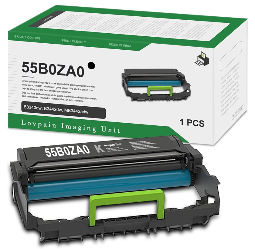Lexmark 55B0ZA0 / Unidad de Imagen 40k | 2605 – Lexmark 55B0ZA0 es una unidad fotoconductora diseñada para sistemas de impresión láser monocromáticos con tecnología Unison, ofreciendo un rendimiento de hasta 40000 páginas, sistema de transferencia