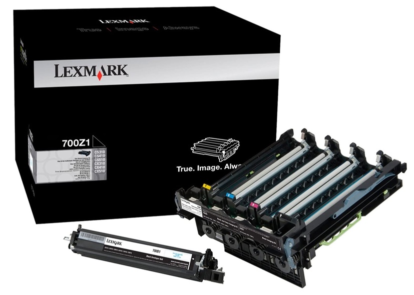 Unidad de Imagen Negro 40k / Lexmark 700Z1 | 2605 – Lexmark 70C0Z10 700Z1 es una unidad de imagen diseñada para sistemas de impresión láser color con tecnología Unison, rendimiento de hasta 40000 páginas, sistema de transferencia de alta eficiencia