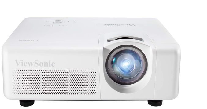 Video Proyector Tiro Corto  3200 Lumenes - ViewSonic LS625X | 2202 - Videobeam ViewSonic LS625X, Tecnología DC3 DMD DLP, Resolución 1024 x 768, Proyección: 1.52 – 7.62 m, Alcance: 0.6 - 1 m, Zoom digital 2x, Fuente de Luz Laser / 20.000 horas, 3-años