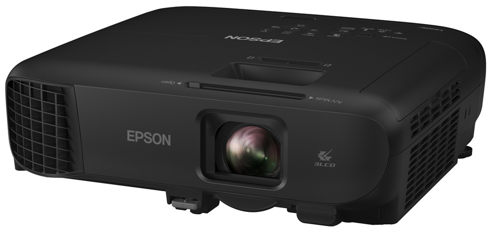 Proyector  4000 Lumens Wi-Fi / Epson FH52+ V11H978021 | 2507 - Video Proyector Epson PowerLite FH52+ FHD, Módulo inalámbrico integrado, Ideal para salas de conferencia y aulas de clase, Tecnología Epson 3LCD, Resolución 1920 x 1080, Brillo 4000 Lumens