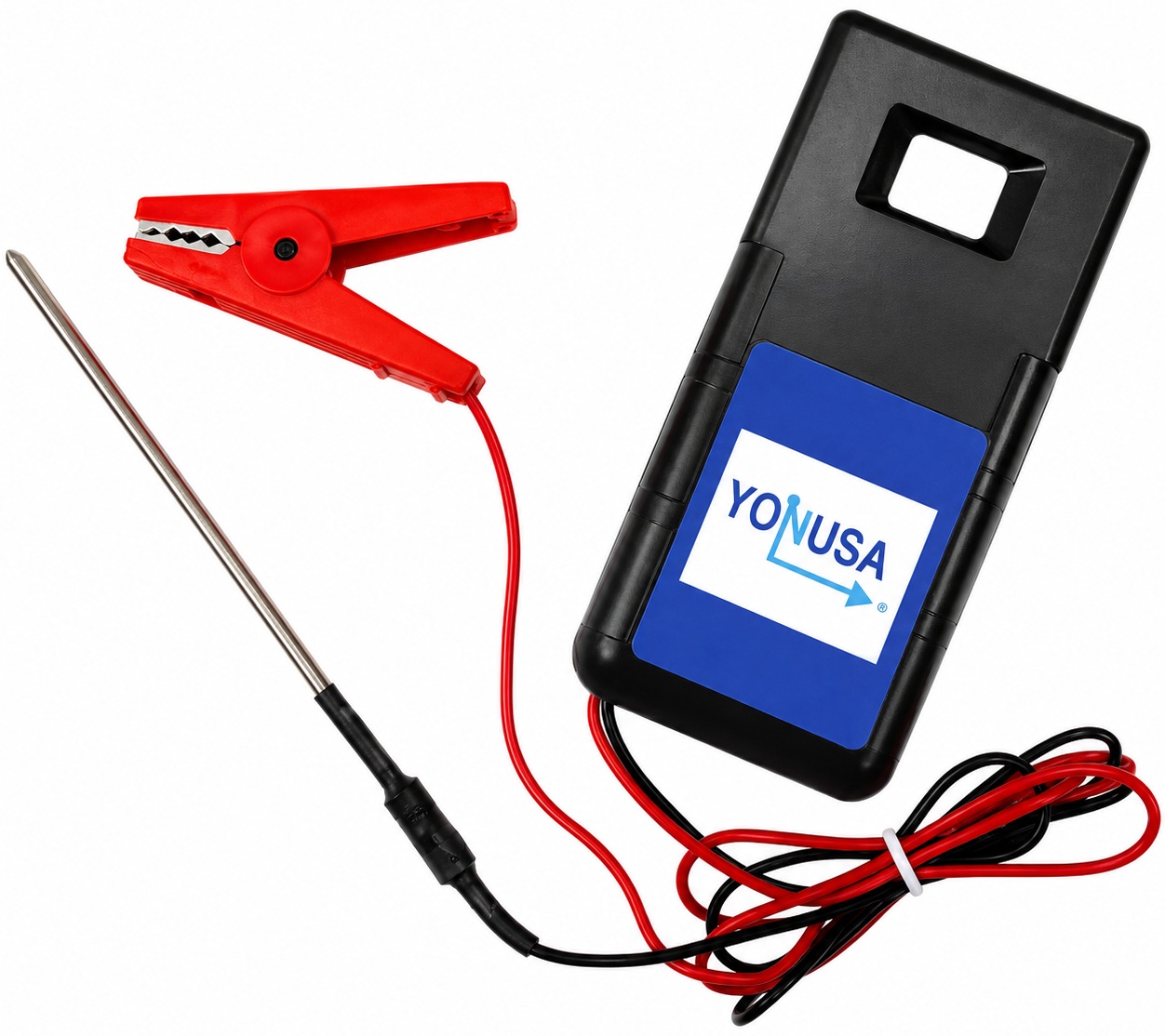 Yonusa VOL9900 / Voltímetro para cercos eléctricos | 2604 – Yonusa VOL9900 es un voltímetro diseñado para la medición de alto voltaje en líneas de cercos eléctricos, cuenta con pantalla digital LCD, lectura hasta 10000 Volts, punta de prueba integrada