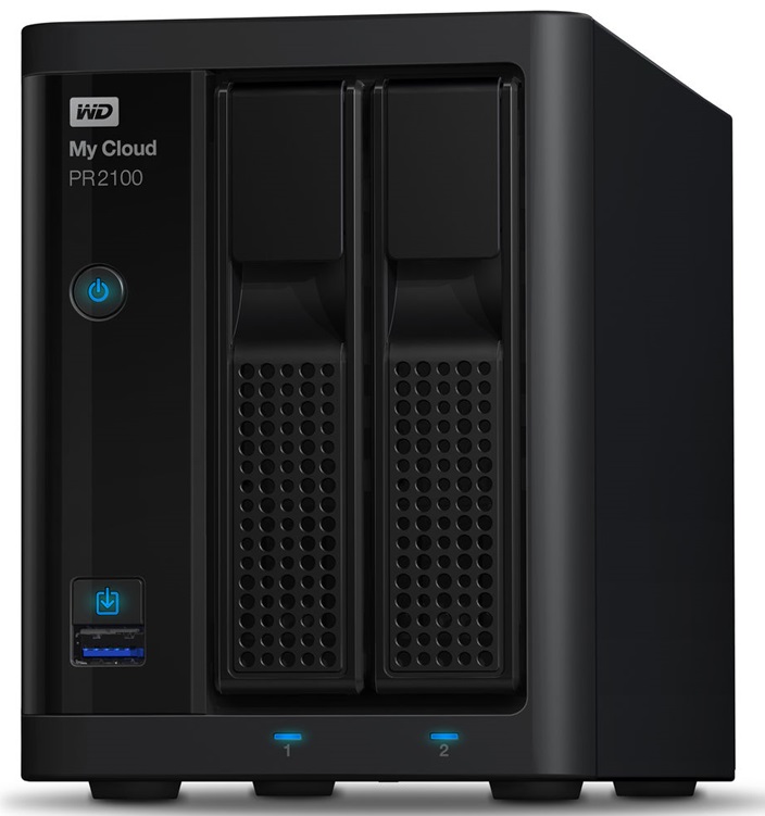 WD My Cloud Pro PR2100 / NAS 2-Bahias Torre | 2305 - WDBBCL0000NBK-NESN / NAS Western Digital My Cloud Pro, 2 bahías SATA de 3.5'', Procesador Intel Pentium N3710 4-Núcleos a 1.6GHz, Memoria RAM 4GB, 2x RJ45 LAN Port Gigabit, 2x Puertos USB 3.0 