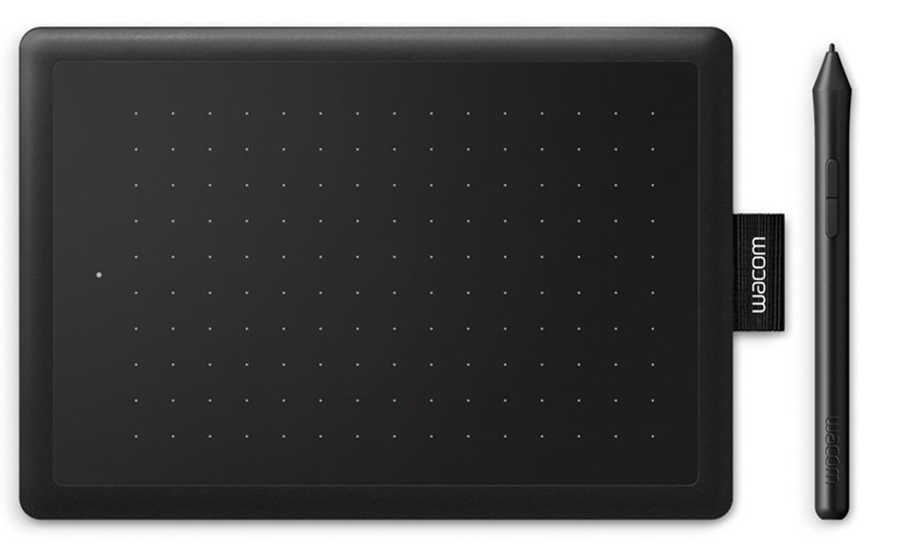 Wacom One CTL472 | 2205 - Tabla Digitalizadora, Área activa de 6.0 x 3.7'', 2048 niveles de sensibilidad a la presión de la pluma, Conectividad USB con cable, Bolígrafo sensible a la presión incluido, Ergonomía para diestros y zurdos. CTL-472 