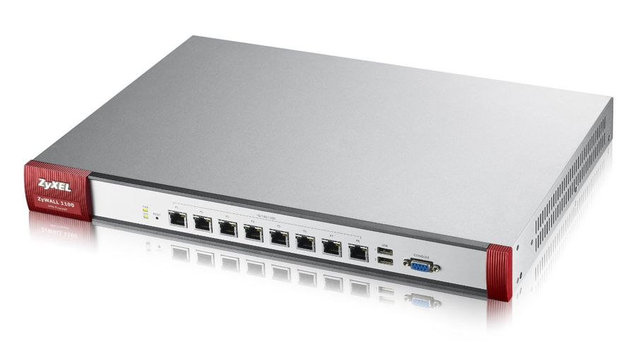Firewall Appliance UTM - ZyXEL USG1100 | 8x LAN RJ-45 Ports, 2x USB Ports, 1x Console, Protección Anti-Malware con Firewall, Antivirus, Antispam, Filtrado de contenido, Detección de Intrusos USG310UTMBDL 