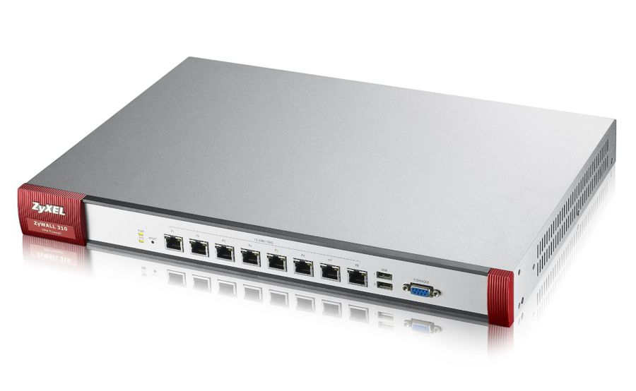 Firewall Appliance UTM - ZyXEL  USG310 | 4x LAN/DMZ Gigabit Ports, 2x WAN Ports, 1x OPT, 2x USB ports, 1x Console, Anti-Malware con Firewall, Antivirus, Antispam, Filtrado de contenido, Detección de Intrusos USG310UTMBDL 