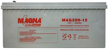 Magna. Baterias GEL Ciclo Profundo